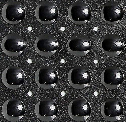 Extra-Long Non-Slip Bathtub & Shower Mat 39”x16” (Smooth/Non-Textured Tubs Only) Safe, Clean, Machine-Washable, Superior Grip&Drainage, Vinyl, Opaque Black - color: Opaque Black, size: 39" x 16" (Rectangular)
