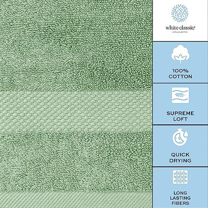 White Classic Luxury Bath Sheet Towels Extra Large | Highly Absorbent Hotel spa Collection Bathroom Towel | 35x70 Inch | 2 Pack (Green) - color: 11: Mint Green