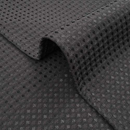 River Dream Waffle No Hook Shower Curtain with Liner,Graphite Grey,54x80 | Dotted Waffle,Snap-in Liner,Heavy Duty,Quick Dry,Mesh Top Window,With Bottom Magnets,Hotel-Grade,Washable,Stall Long Size - color: Graphite Grey, size: 54"W x 80"L (Pack of 1)