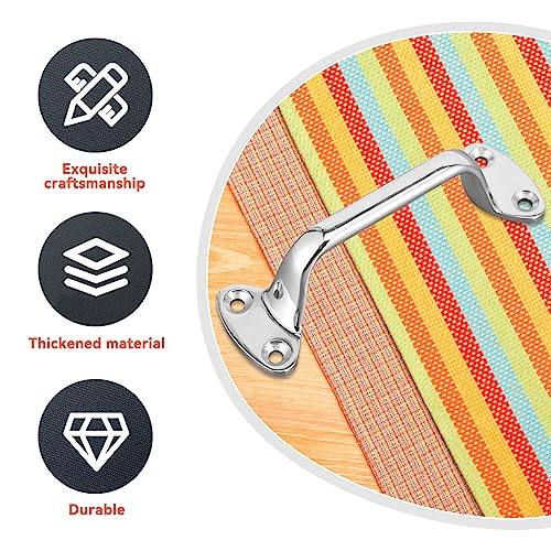 Bath Grab Bar, 6in Shower Grab Bar Stainless Steel Bathroom Handles Stairway Handrail Balance Bar Boat Yacht Handle Pull Shower Handle Safety Bar for Grab Bars Senior, Elderly, Handicap (2Pcs) - size: 2Pcs