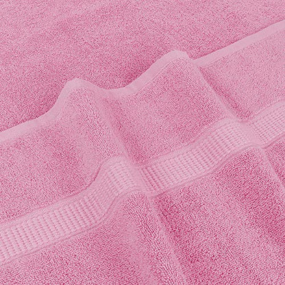 Utopia Towels Luxurious Jumbo Bath Sheet 2 Piece, 600 GSM, 35 by 70 Inches, 100% Ring Spun Cotton, Highly Absorbent and Quick Dry Extra Large Bath Towel, Super Soft Towel, Pink - color: Pink, size: 2 Piece Bath Sheet