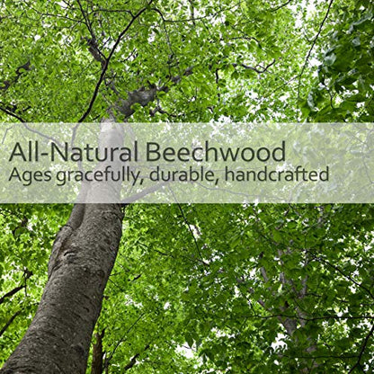 REDECKER Extra Long Beechwood Bath Brush - Natural Pig Bristle Body Brush for Showering, Back Scrubbing, Exfoliating, Dry Brushing and Lymphatic Drainage - Perfect for Hard-to-Reach Areas - size: 19-1/2-Inches