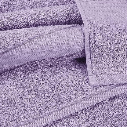GLAMBURG 700 GSM Premium Cotton 2-Pack Oversized Extra Large Bath Sheet Set - 100% Combed Cotton - 2 Bath Sheets 35x70 - Luxury Hotel & Spa Quality - Durable Ultra Soft Highly Absorbent - Purple - color: Purple, size: 2 Pack 700 GSM Bathsheet