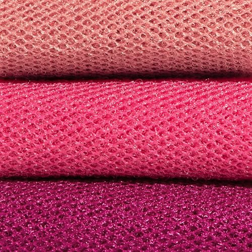 Kitsch African Net Sponge – Exfoliating Body Scrubber – Berry Pink, 3 Pcs | for Cleansing & Gentle Daily Exfoliation – Stretchable Bath Sponge for Hard-to-Reach Areas – Long-Lasting Shower Essential - color: Berry Pink