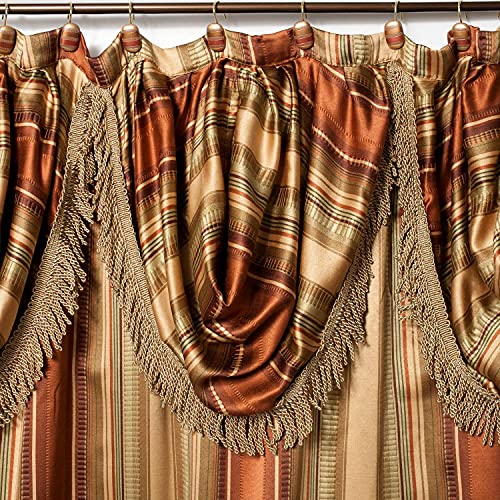 Zahari Home 13pc Contempo Bathroom Shower Curtain Sets Luxury Classic Shower Curtain & 12 Shower Curtain Hooks Contemporary Fabric Shower Curtain Unique Design Stylish Striped Shower Curtain Set - color: Contempo, style: Shower Curtain and 12 Shower Hooks