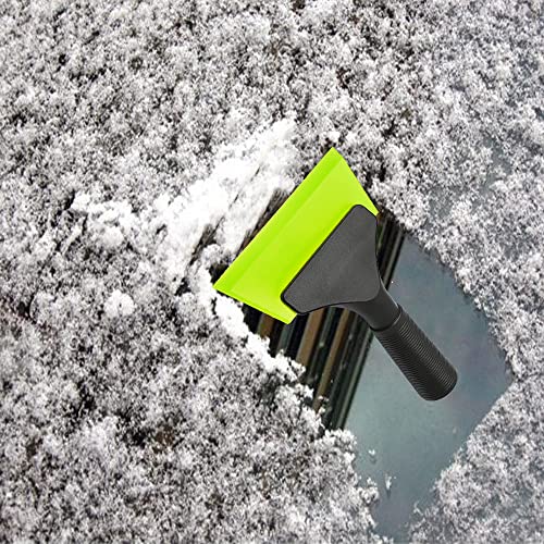 EHDIS Small Squeegee 5 inch Rubber Window Tint Windshield Scraper for Car,Glass, Mirror, Shower, Door,Bathroom Cleaning(Green, 2) - color: Green