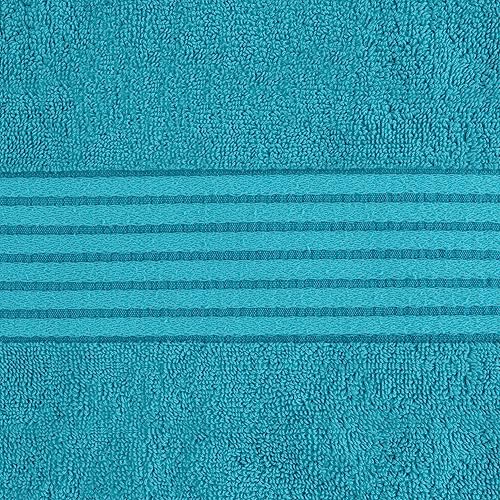 Utopia Towels Luxurious Bath Towels Set, 27x54 in, 4 Pack, Soft, Turquoise | Soft Luxurious Ring Spun Cotton Bath Towels - Lightweight, Highly Absorbent, Quick-Drying, Ideal for Daily Use - color: Turquoise