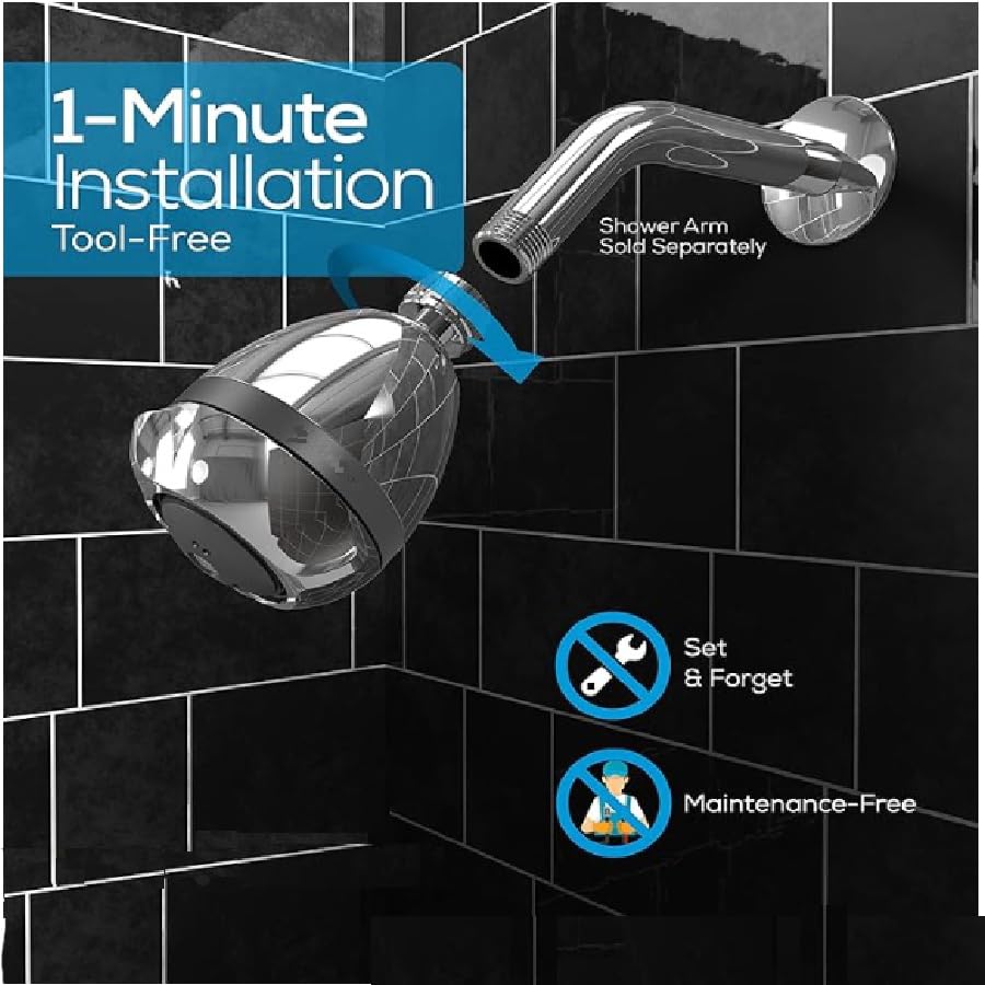 Extreme performance for low water pressure The Fire Hydrant Spa Short Chrome Massager Shower Head