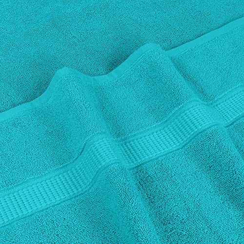Utopia Towels Jumbo Bath Sheets, 2 Pack, 35x70 in, 600 GSM Cotton, Turquoise - color: Turquoise, size: 2 Piece Bath Sheet