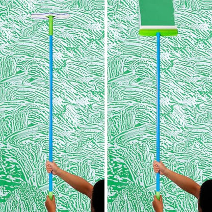 Forgrace Flexible Silicone Squeegee & Microfiber Scrubber with Long Handle | Professional Car Windshield Squeegee Set , Window Cleaning Kit for for Car, Home Glass Shower Mirror, Door