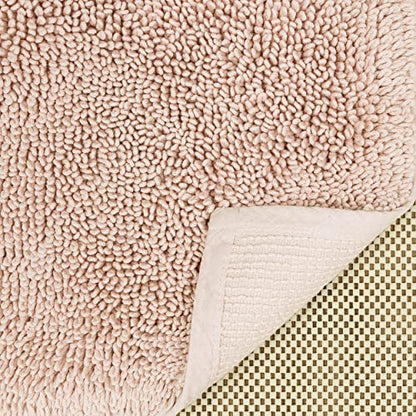 Mohawk Home Classic Cotton Ii Blush 2' x 5' Bath Mat - color: Blush Pink, size: 2' x 5' (Rectangular)