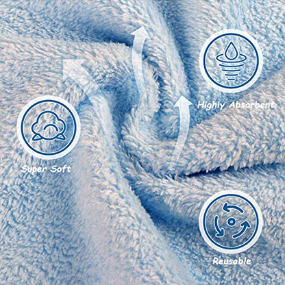 Orighty Makeup Remover Cloths, Cleansing, Reusable, Soft & Washable Coral Fleece Microfiber Washcloths/Towel for Face, Eye, Lips, Pack of 48, 7 x 7 inch - size: Pack of 48 (7 x 7 in)