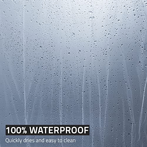 Utopia Bedding Shower Curtain Liner Heavy Duty Vinyl EVA 10G Waterproof Plastic Shower Liner 72 x 72 Inches 12 Rustproof Metal Grommets Standard Size for Bathroom (Clear, 1 Panel)