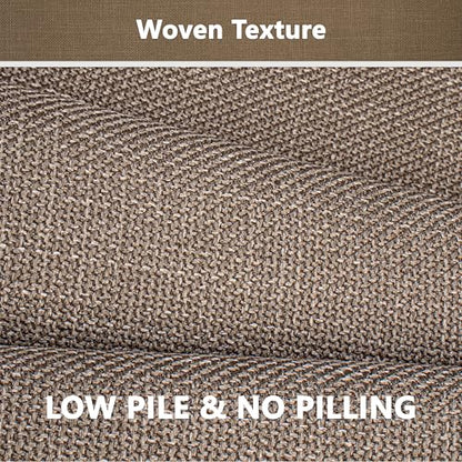 Non Slip Bath Mat Thin Bathroom Rugs Fit Under Door | Machine Washable Quick Dry Camel Small Toilet Rugs with Rubber-Backing, 17" x 24" - color: Dark Beige, size: Small(17"x24")
