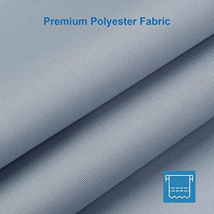Light Gray Shower Curtain Liner, Light Gray Fabric Shower Liner, 2-in-1 Bathroom Shower Curtain and Liner, 12 Grommet Holes, Water Proof, Machine Washable, Hotel Quality, 72 x 72 Inches - color: Light Gray, size: 72"W x 72"L (Pack of 1)