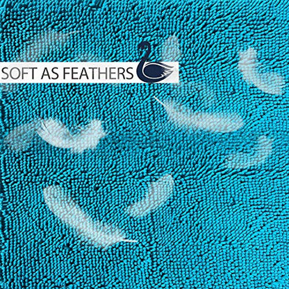Teal Blue Bathroom Rugs Bath Mats for Bathroom Chenillen Bath Rug Set 2 Piece Non-Slip Bath Mats, Absorbent Shaggy Rugs, Machine Wash, Perfect Plush Bathroom Mats, Batroom Carpets Set - color: Teal Blue